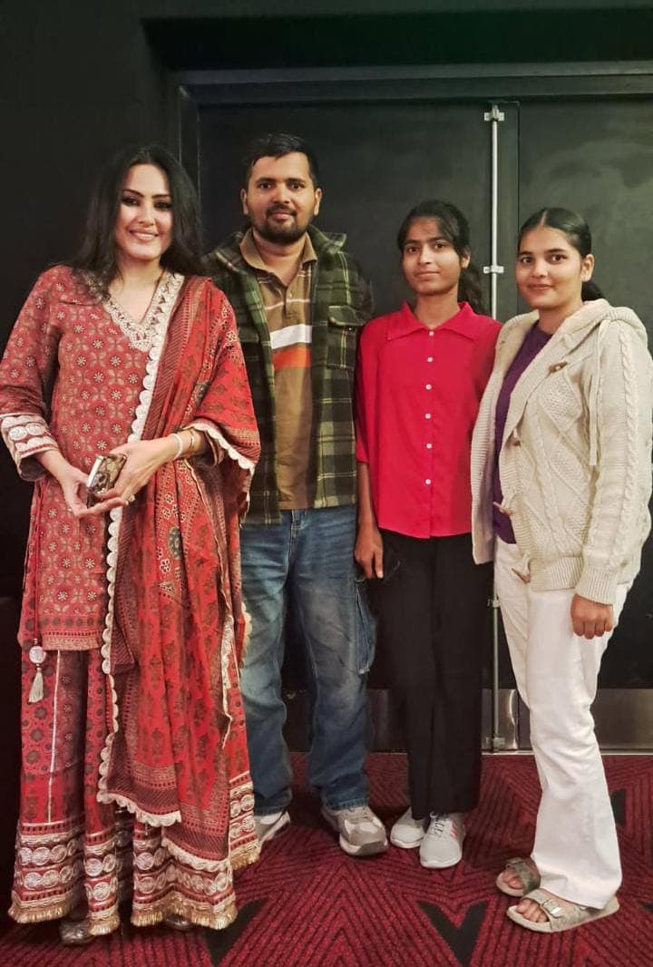 Lead Actress Kamya Punjabi at screening panel
